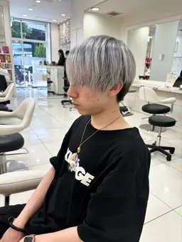 【メンズデザインカラー➕眉カット⚡️】