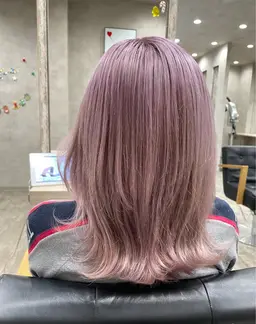 【人気No.1】大人かわいい暖色🍒ダブルカラー(ブリーチ+カラー)🍒