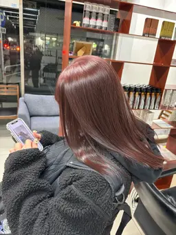 ✨学生必見✨透け感カラー+トリートメント¥4600​〜​🫧(ロング料金別) ミニモ学割