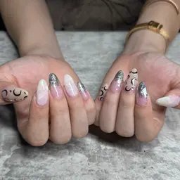 《オフなし》💎ジェルネイル アート６本🌿デザイン持ち込みコース🦋