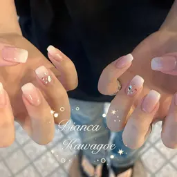 オフ有✨【ハンドワンポイント💅】川越/本川越/パラジェル登録店/バイオジェル/ニュアンス/シンプル