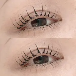 【 minimo限定✩.* 】オーダーメイド上下まつげパーマ🥂 / 韓国風束感🪞美容液コーティング仕上げ⟡アイsp付