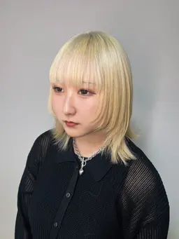 ブリーチ込みWカラー(リタッチ)+高保湿トリートメント💫