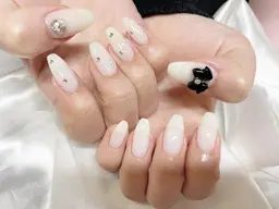 ワンカラー or ラメグラデーション