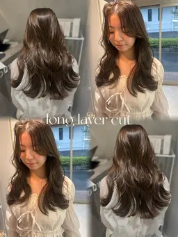 ❤️ざっくりレイヤーカット＋艶カラー＋トリートメント❤️