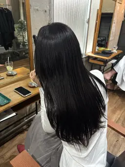 高発色カラー＋4stepケラチントリートメント