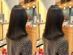 【就活応援u24限定】カット無料＋黒染めなし暗めカラー＋うる艶トリートメント