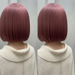 【癖を伸ばしてツヤ髪へ✨】カット➕縮毛矯正➕１ステップトリートメント🌹