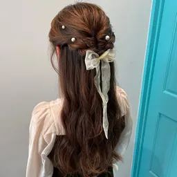 【minimo限定✨️】ハーフアップ or コテ巻きアレンジ⸜🌷︎⸝‍