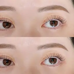 平日限定⭐️マツパコーティング付き+美眉スタイリング(wax &メイク込)