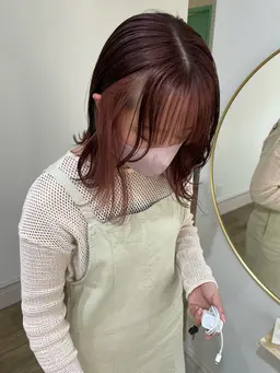 🌷インナーカラー🌷インナーブリーチ＆カラー＋全体カラーク”前処理の7種トリートメント付き🫧