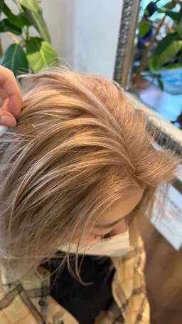 ブリーチonカラー＋Aujua2stepトリートメント