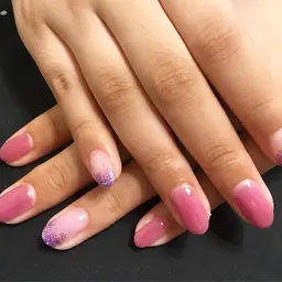 シンプル✨ワンカラーorラメグラ✨