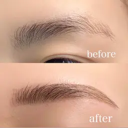 眉毛カット+Wax