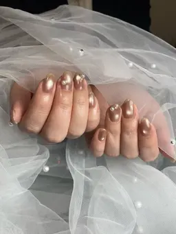 ［ハンドネイル］マグネットネイルワンカラー🧲オフ込み❗️