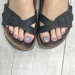 【オフ有】王道人気⟡.*フットワンカラー🩵マグネット・ミラー追加◎　（パラジェル変更可/笹塚）