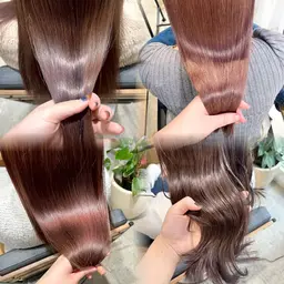 《定番メニュー》カット➕艶ワンカラー✨