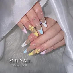 【hand】フレンチ ＋ベースカラー込(長さ出し)