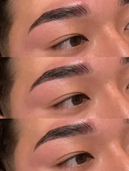 【1月限定】☀️新年を彩る素敵な眉毛に‼️メンズ眉パーマ＋眉WAX¥6980→¥4000