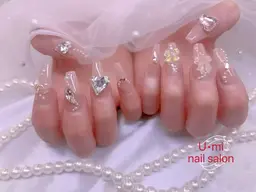 【初回ソフトジェルオフ無料】🍓🍓チップ長さだし10本チークネイル、ソフトジェルオフ無料￥12990⇒9990