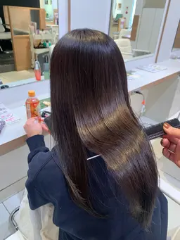 【期間限定🌼メニュー】髪質改善カラー🩵ブロー込み