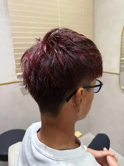 🔥メンズカット＋暖色カラー(白髪染めもOK!)🔥