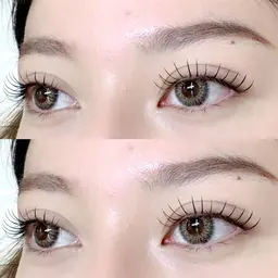 フラットラッシュ120本までつけ放題(オフ込み)💫ブラウン変更プラス500円