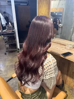 【🫐ダメージ最小限Wカラー🫐】艶感Wカラー＋マスクトリートメント️🫧