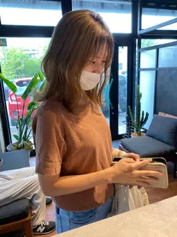 🩵🩷ケアブリーチ+カットカラー🩷🩵