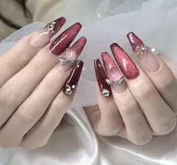 🧧新年【新規オフ無料・チップ長さ出し】アート Bコース (4-6本) (オフ選択)