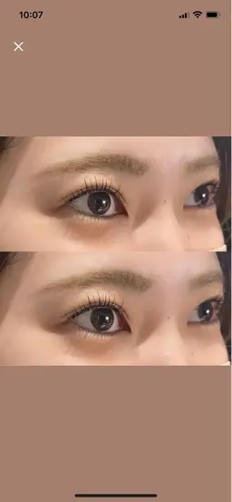 ラッシュリフト上のみ👀コーティング付き🫧