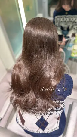 【ダメージ抑えて明るくしたい方🫧⠀】ブリーチ無しダブルカラー×コーティングTR付💫