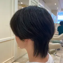 【究極の髪質改善、最高のツヤ髪に・・】メンズカット+プレミアム酸性縮毛矯正✨