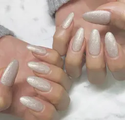 ハンド💅長さだし10本＋ワンカラーorマグネットorラメグラデーション☆ソフトジェルオフ込み
