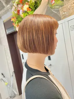 切りっぱなしボブカット＋マスクトリートメント