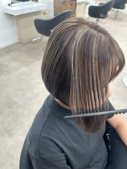 シークレットハイライト❣️自然な筋感ハイライトカラー✨