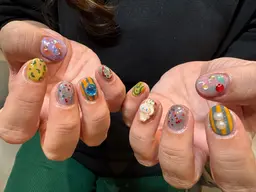 リニューアル移転OPEN記念価格✨⌘オフ有り⌘ ✨popアート・ハデハデ✨ショートネイル限定!おまかせ!