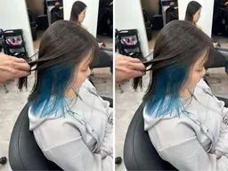 【ブリーチあり💎】インナーカラー+オンカラー+ケアTr