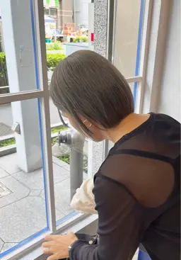 🎀うる艶カラー＋🌿4STEPTOKIOトリートメント