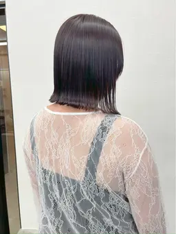 🌀前髪縮毛🌀＋ワンカラー＋トリートメント✨️