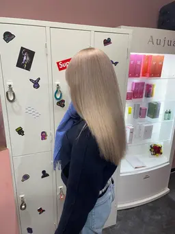 🤍1番人気🤍ホワイトブリーチ+フルカラー✨リタッチカラーも◎