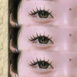 ✨️1500円off【束感人気No.1】Lカールフラットラッシュ100本💗ぱっちり長持ち