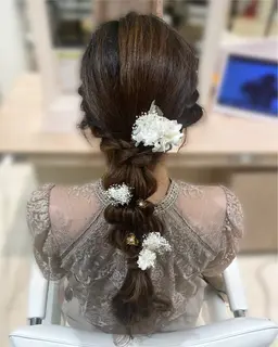 ヘアセット🎀【最終受付18時30分】お出かけ前簡単アレンジから結婚式や浴衣のセットなどのしっかりセットされたい方♪