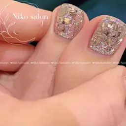 フット親指2本アートデザイン+マグネットワンカラー 7300円