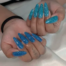 【チップ長さ出し10本・オフ込】　ワンカラー or ラメグラ