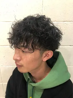 🌿メンズカット＆スパイラルパーマ🌿