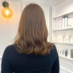 ダブルカラー（ブリーチ1回＋オンカラー）＋カット＋高補修TOKIOトリートメント🧚🏻‍♀️💎