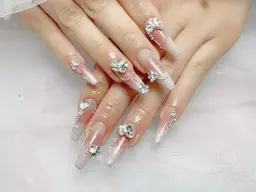 🍓🍓チップスカルプ長さだし🍓🍓10本パーツつけ放題(手書きなし)