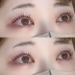 𓊆 話題の韓国マスカラパーマ🇰🇷♥ 𓊇上下まつ毛パーマ トリートメント付き 🍒