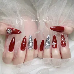 ❣️ハンド⭐️チップ長さだし+持ち込みデザイン(デザイン、パーツ6本まで)12980🩷💗